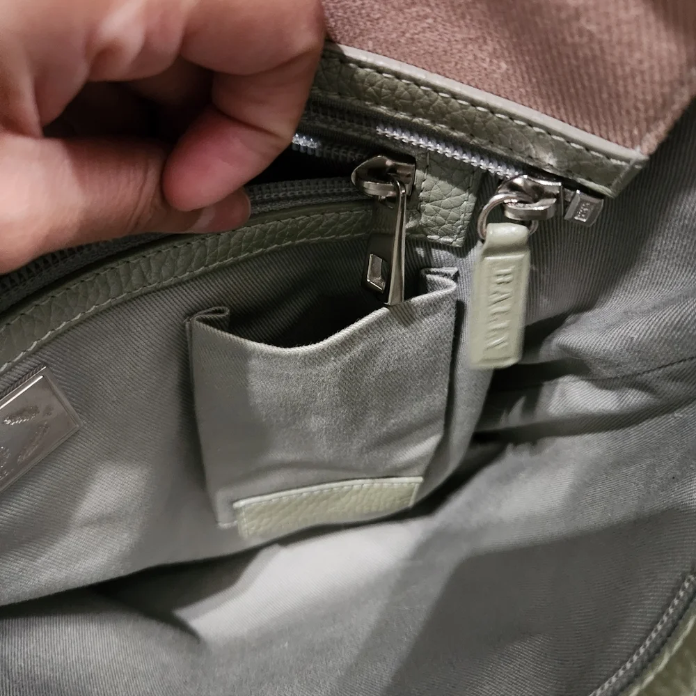 Sold Elsewhere- Bally Canvas Tote With Leather Trim - Picture 12 of 16